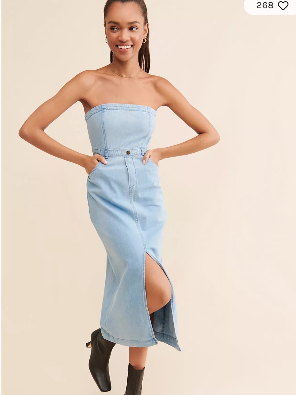 Free People Picture Perfect Midi Dress